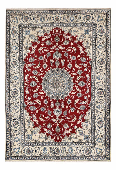 Nain - 12La Rug 198x290cm - Persian Rugs - red