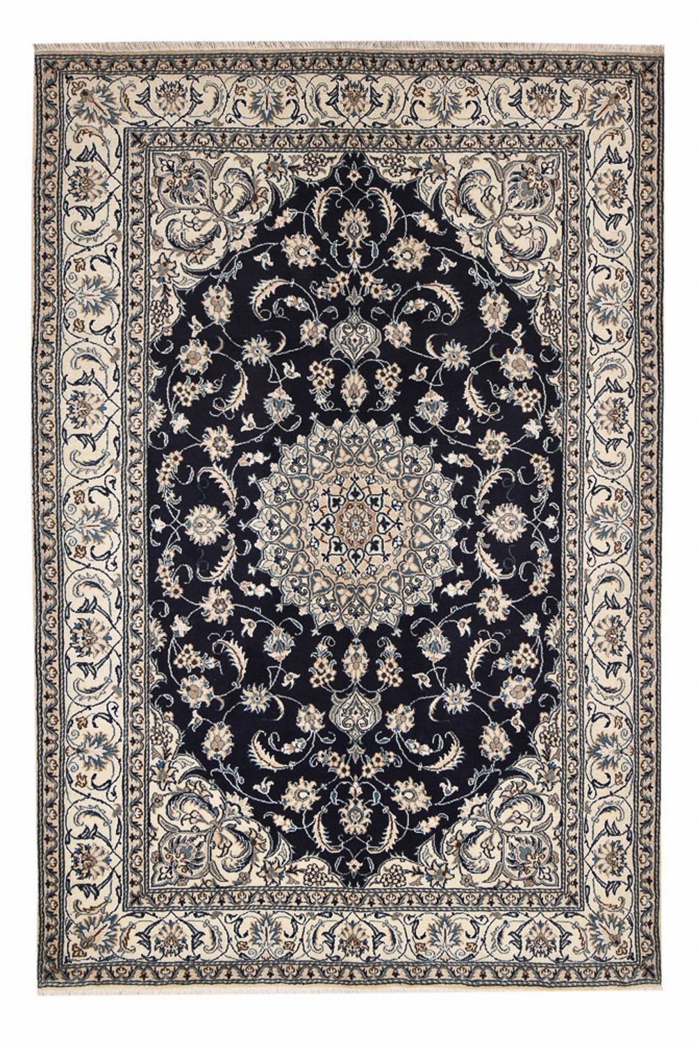 Perser Rug - Nain - 291 x 195 cm - dark blue