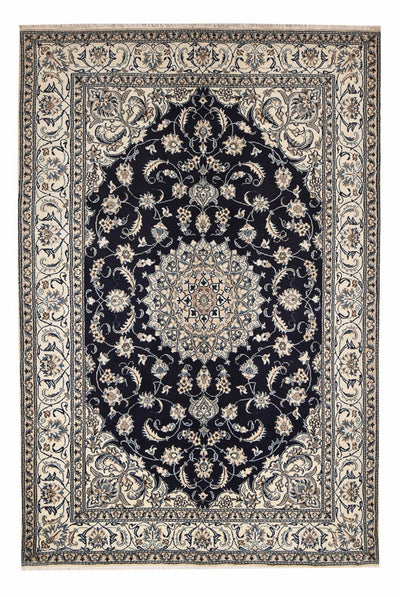 Nain - 12La Rug 195x291cm - Persian Rugs - dark blue