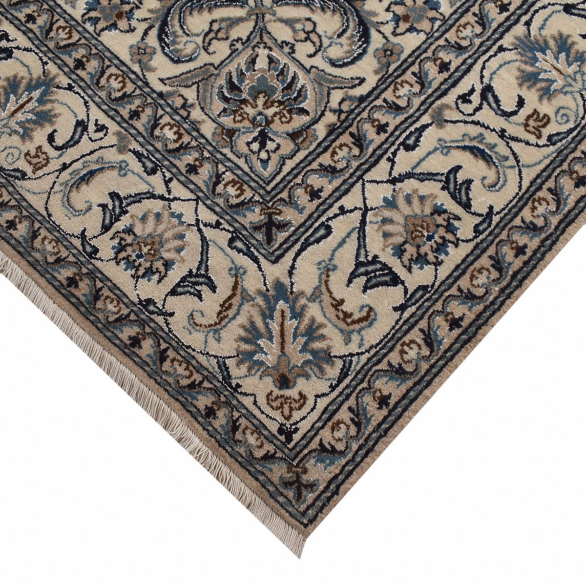 Perser Rug - Nain - 291 x 195 cm - dark blue