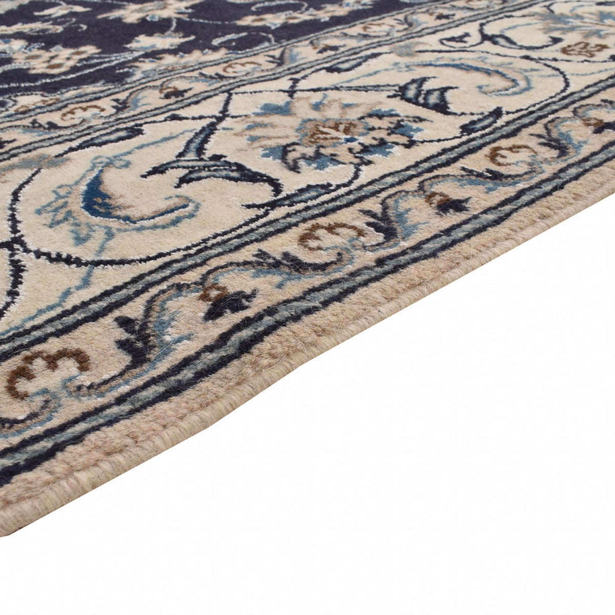 Perser Rug - Nain - 291 x 195 cm - dark blue