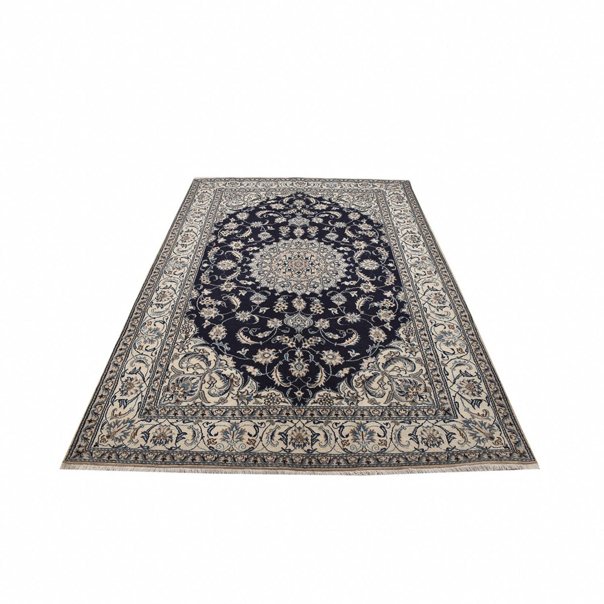 Perser Rug - Nain - 291 x 195 cm - dark blue