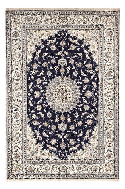 Nain - 12La Rug 195x295cm - Persian Rugs - dark blue