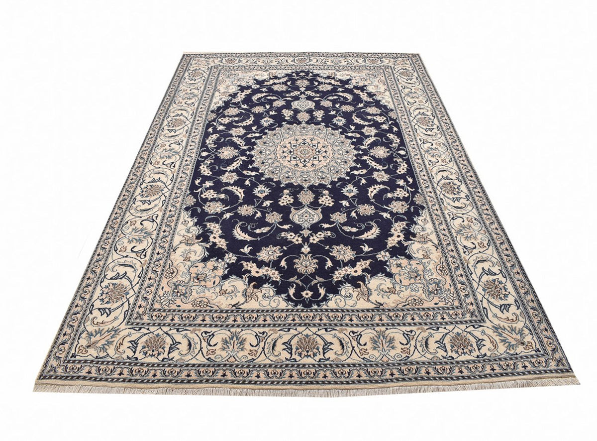 Perser Rug - Nain - 295 x 195 cm - dark blue