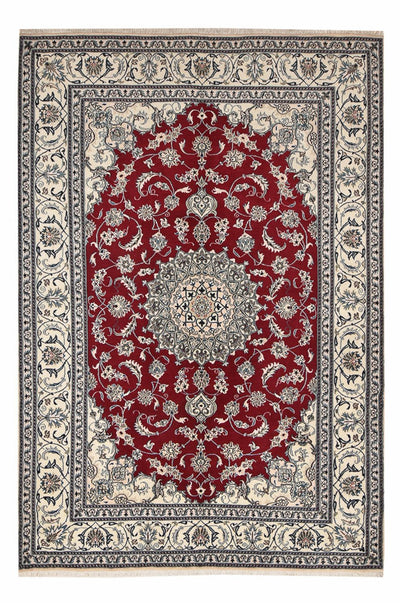 Nain - 12La Rug 203x297cm - Persian Rugs - red