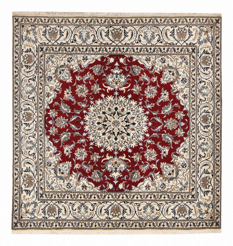 Perser Rug - Nain square  - 197 x 195 cm - red