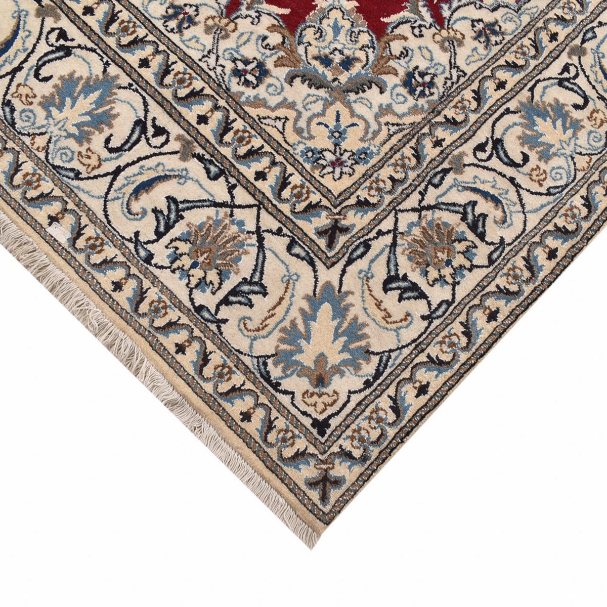 Perser Rug - Nain square  - 197 x 195 cm - red
