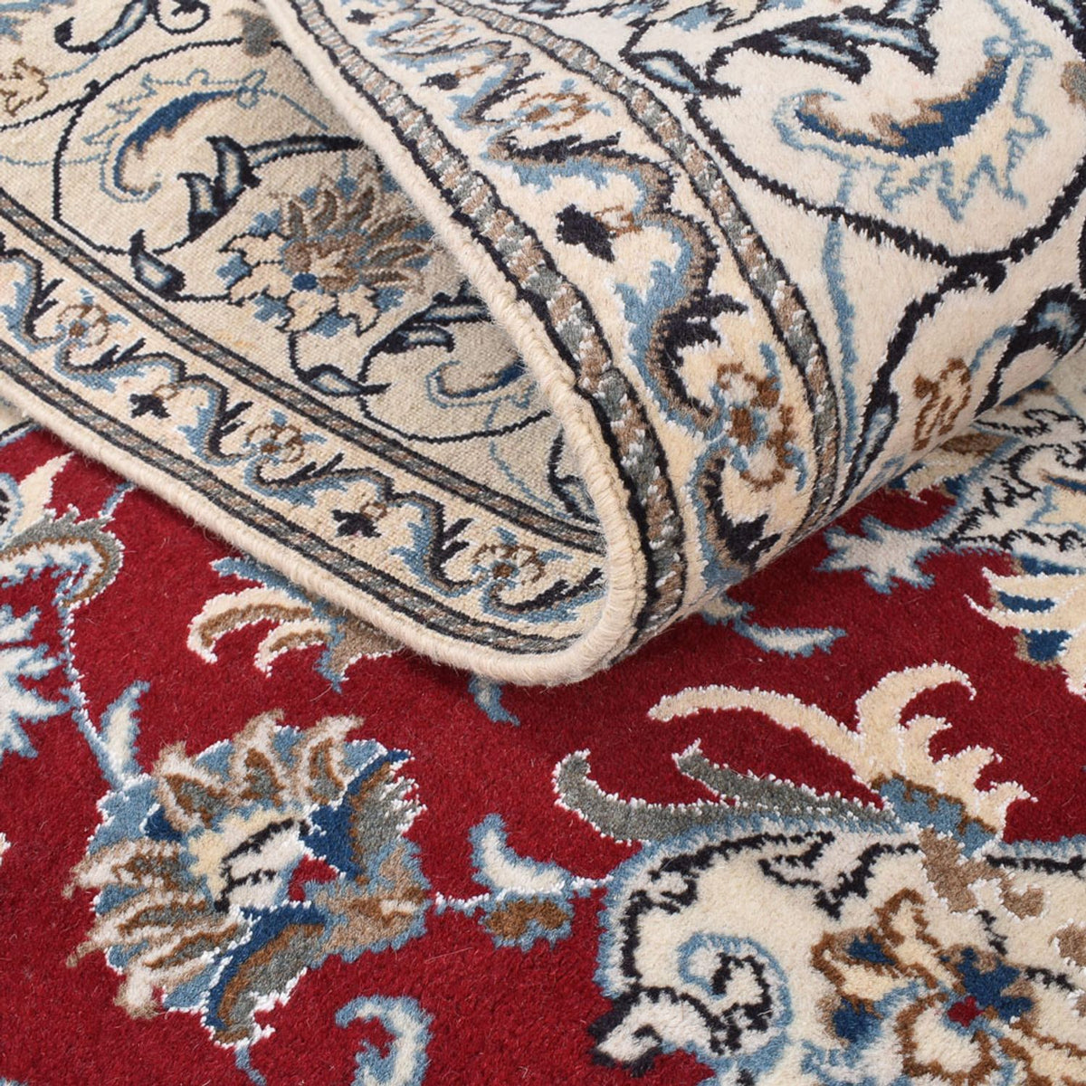 Perser Rug - Nain square  - 197 x 195 cm - red