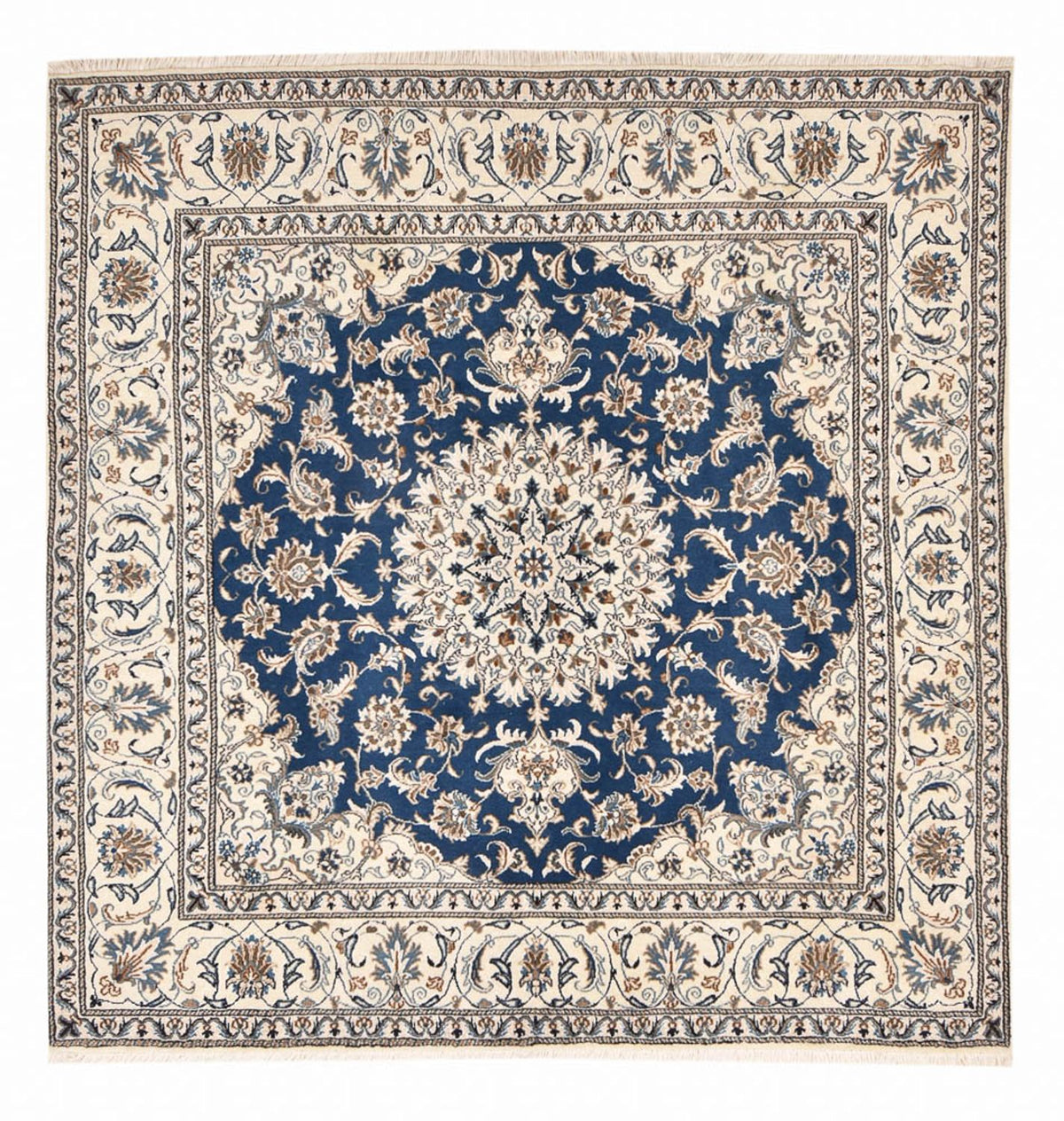Perser Rug - Nain square  - 202 x 195 cm - blue