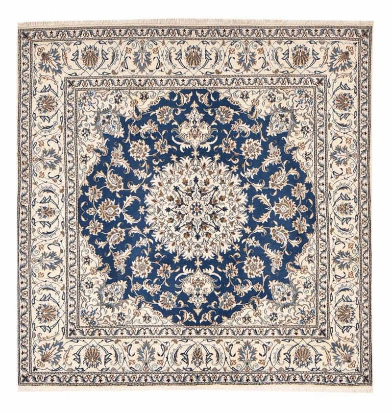 Perser Rug - Nain square  - 202 x 195 cm - blue