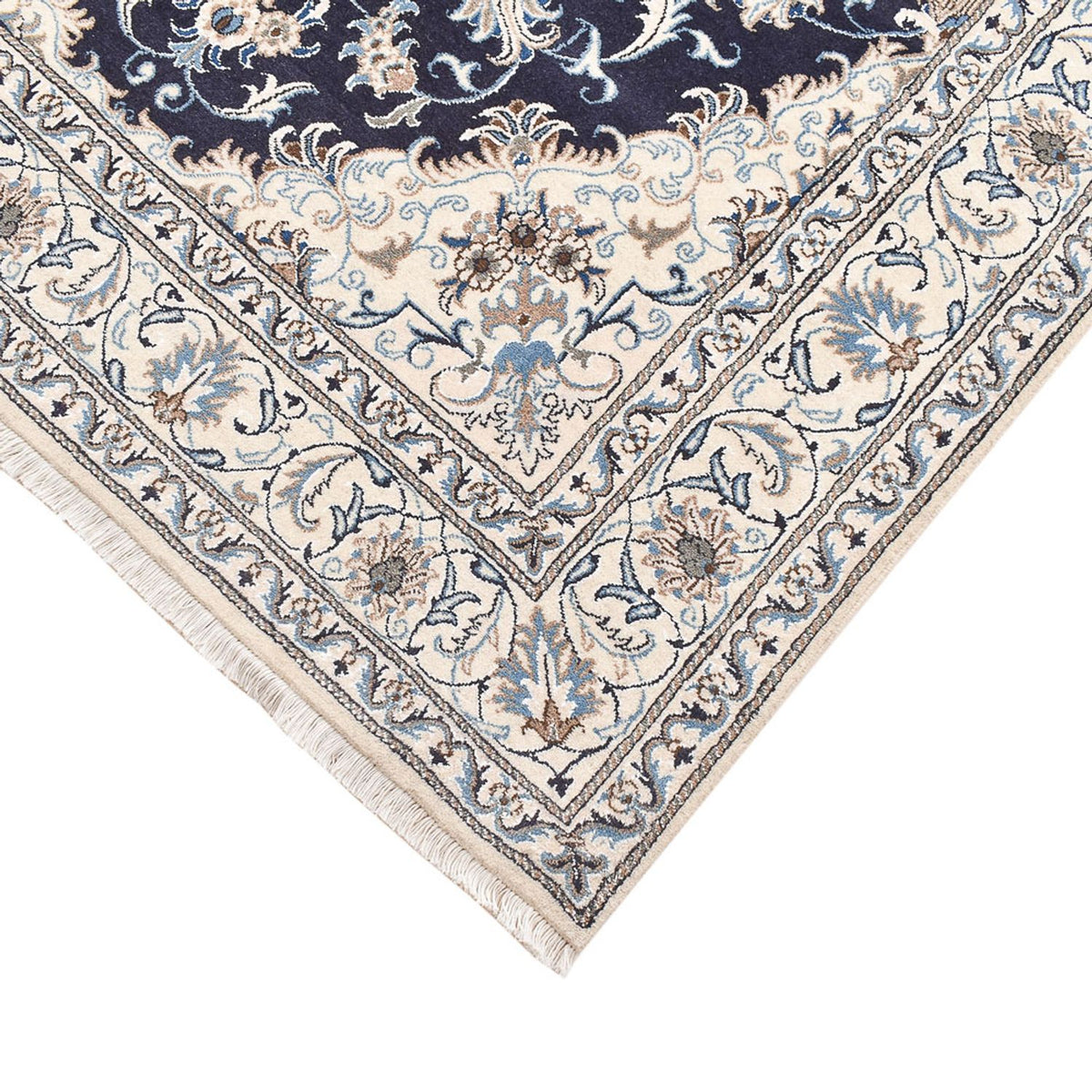 Perser Rug - Nain - 236 x 165 cm - dark blue