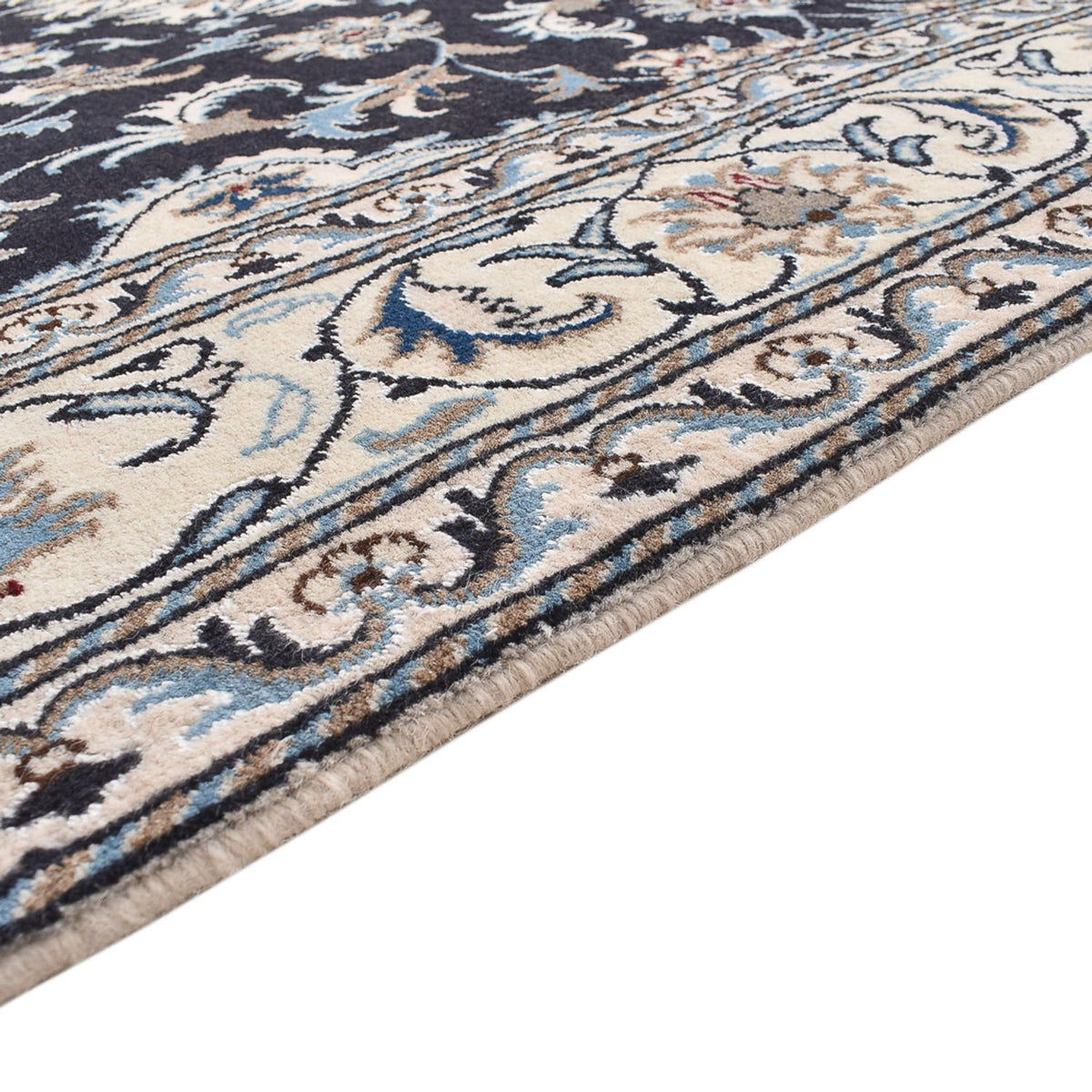 Perser Rug - Nain - 242 x 162 cm - dark blue