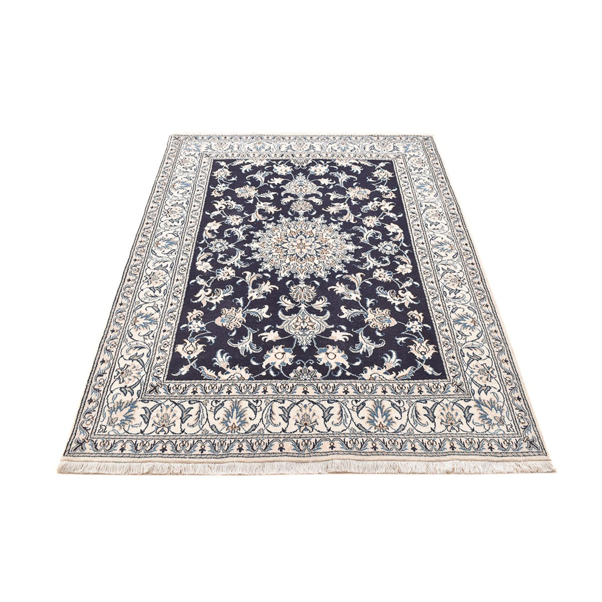 Perser Rug - Nain - 207 x 146 cm - dark blue