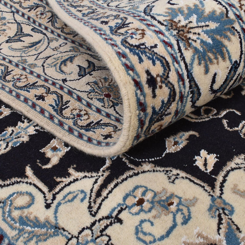 Perser Rug - Nain - 210 x 149 cm - dark blue