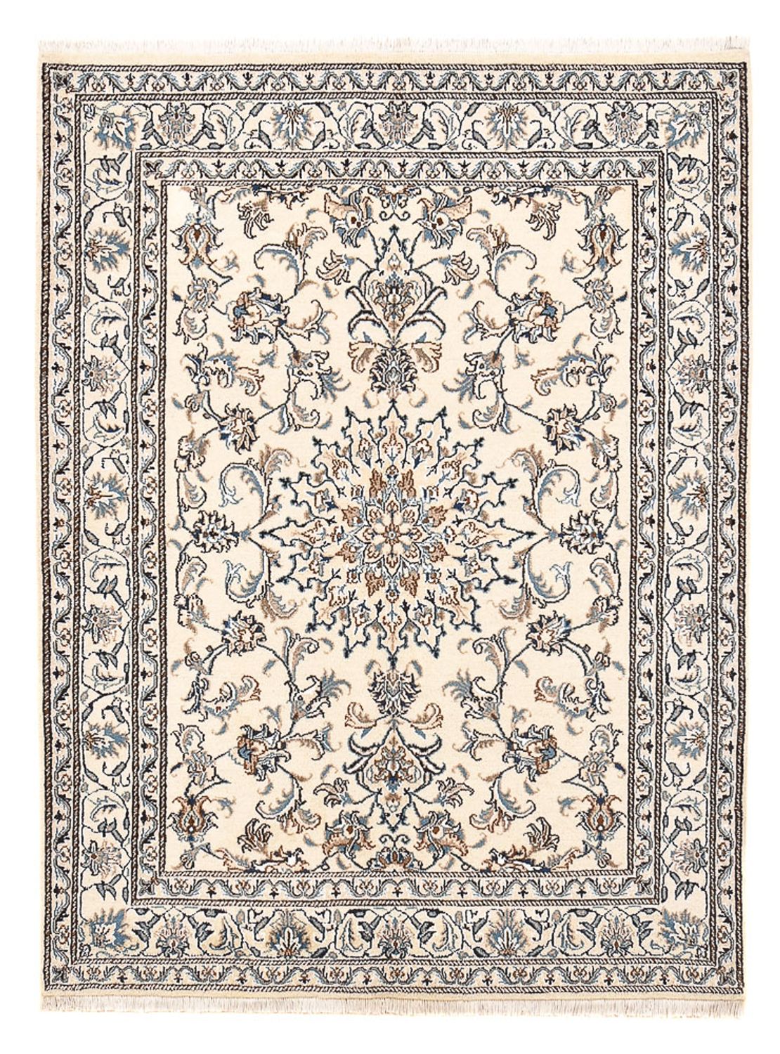 Perser Rug - Nain - 195 x 147 cm - light beige