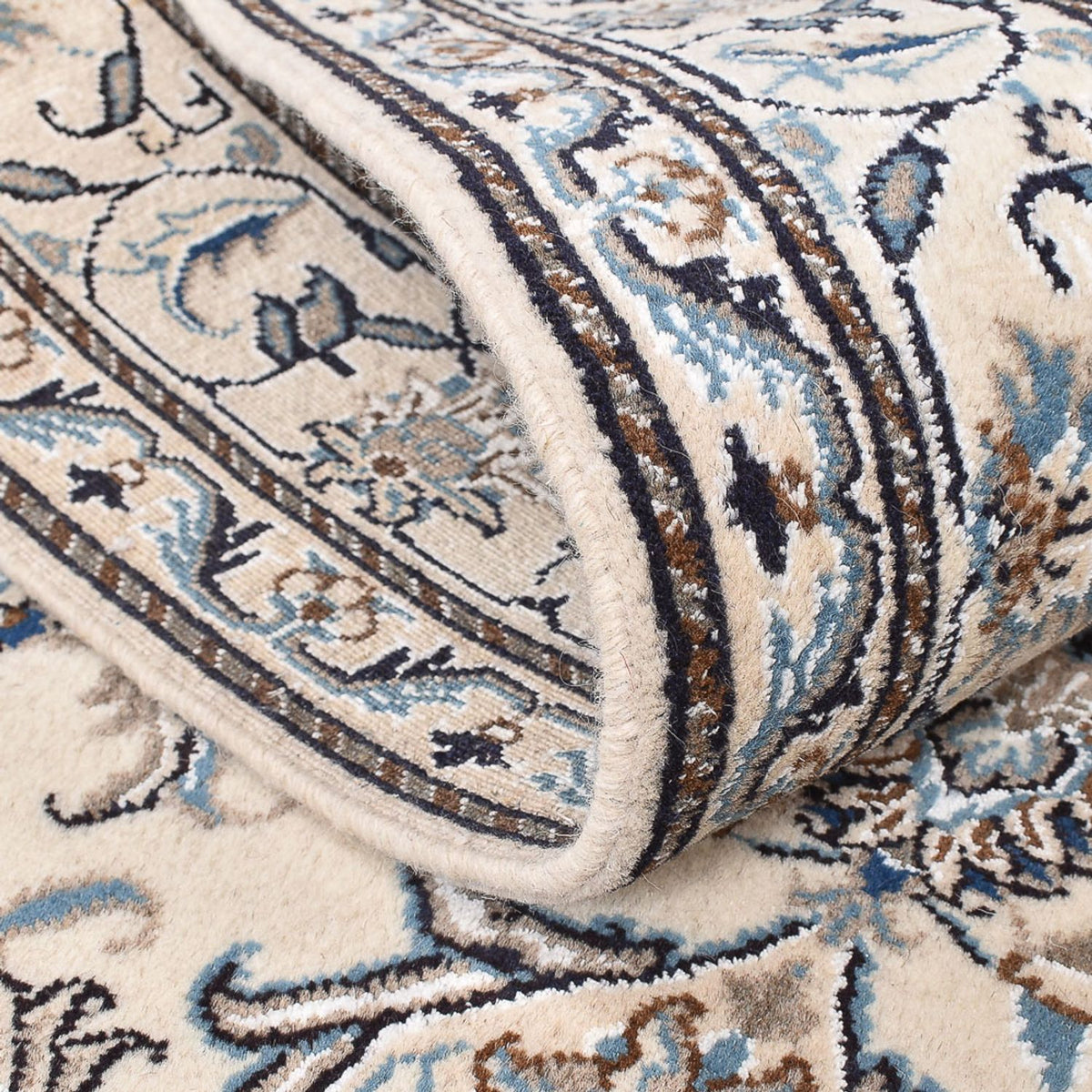 Perser Rug - Nain - 195 x 147 cm - light beige