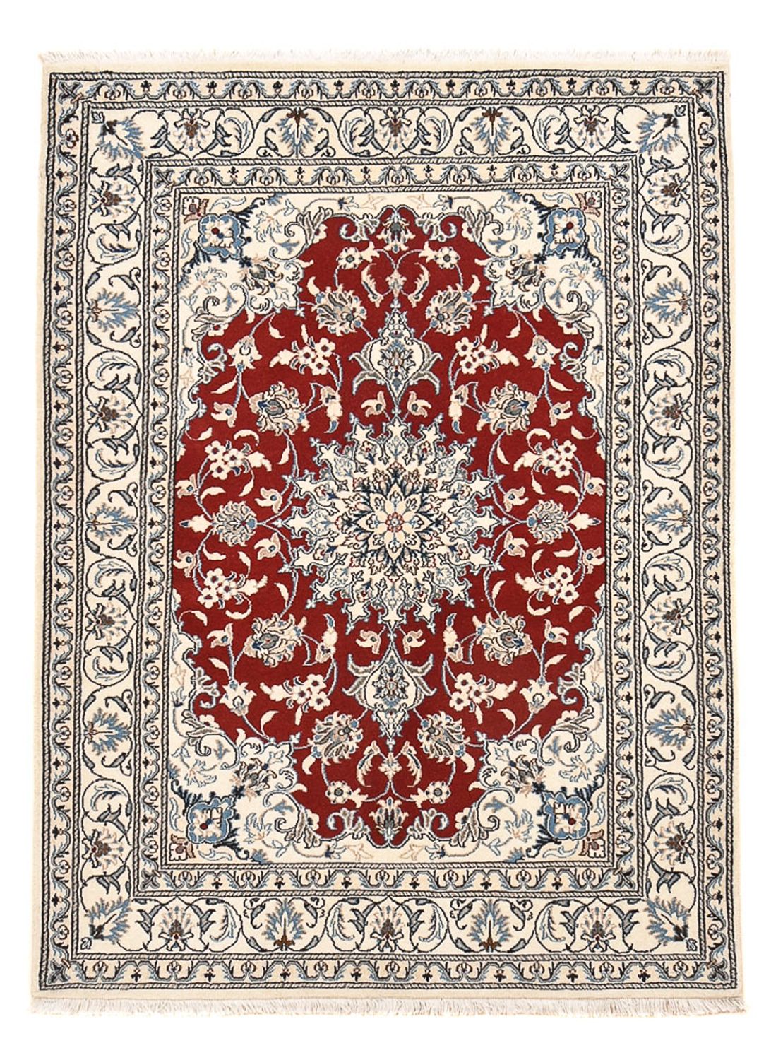 Perser Rug - Nain - 195 x 143 cm - red