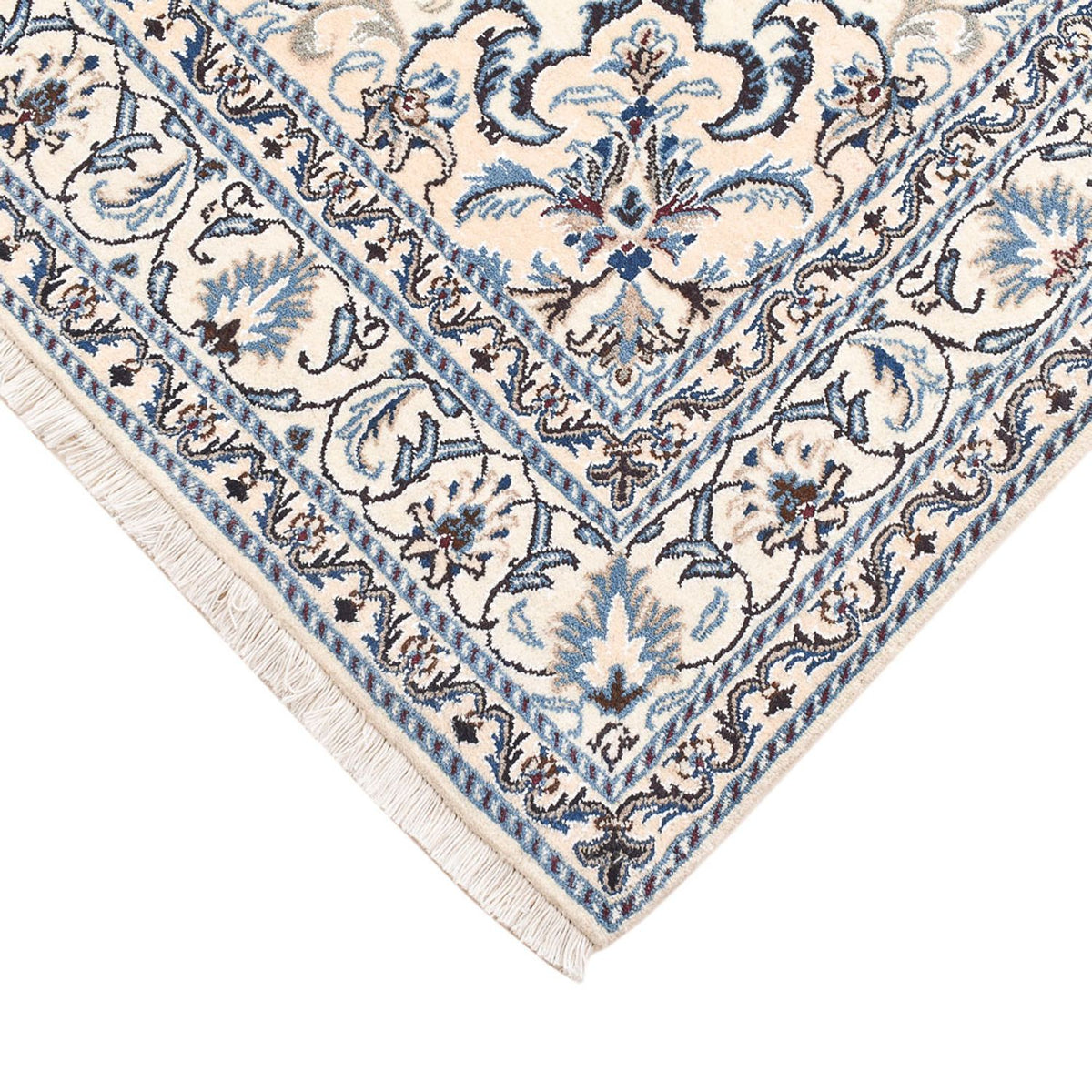 Perser Rug - Nain - 201 x 145 cm - light beige