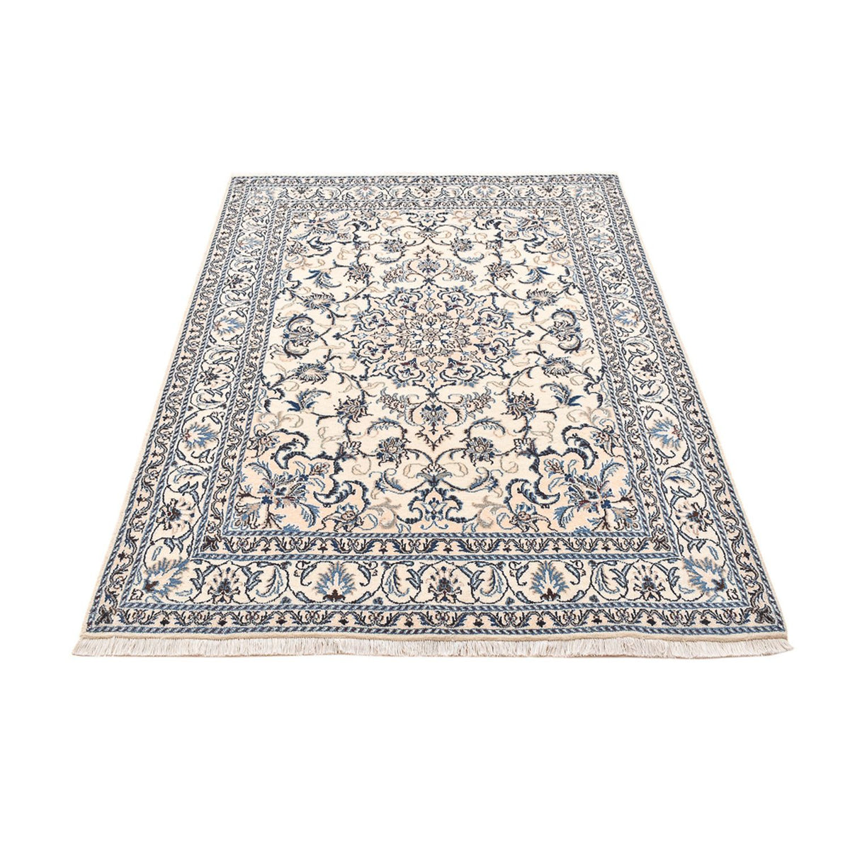 Perser Rug - Nain - 201 x 145 cm - light beige