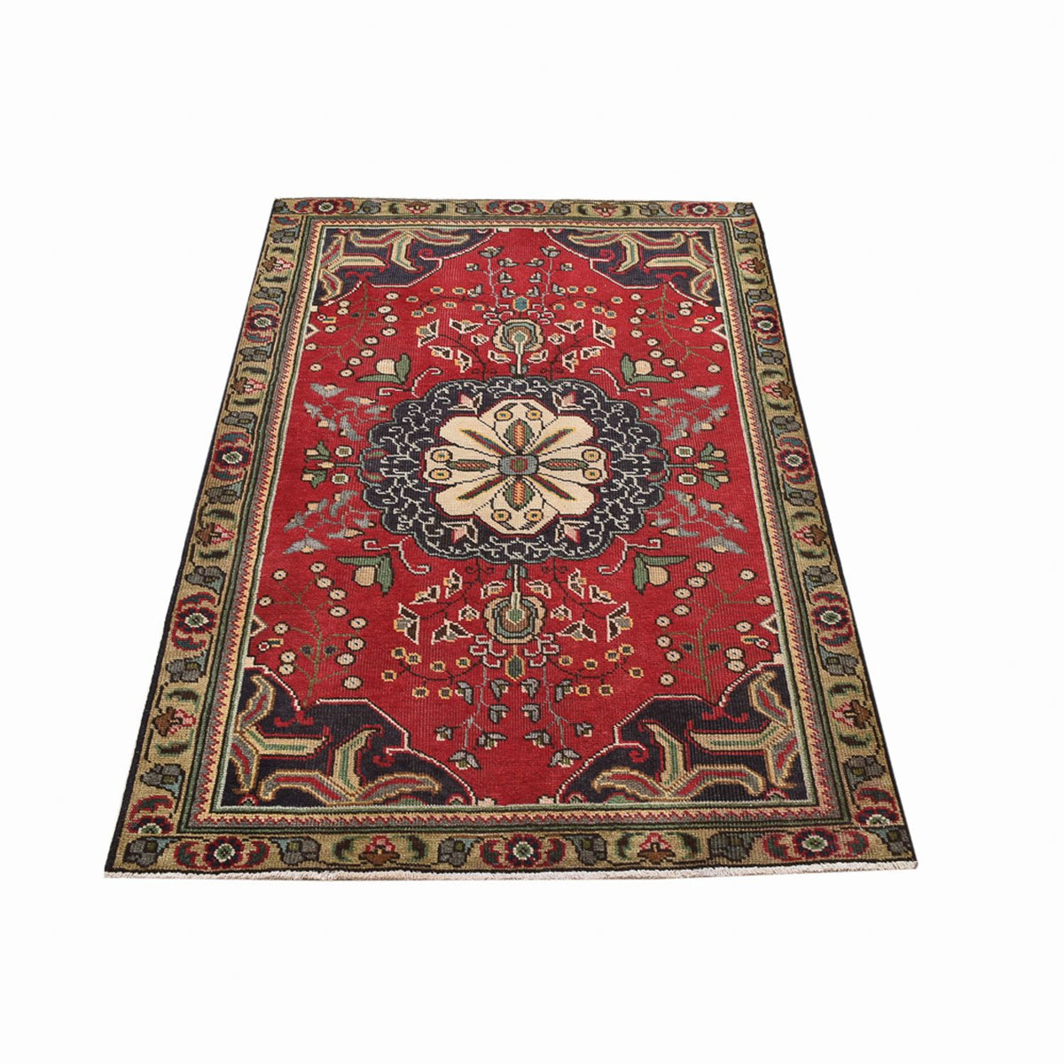 Perser Rug - Tabriz - 155 x 100 cm - red