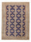 Turkaman Rug - 136 x 101 cm - dark blue