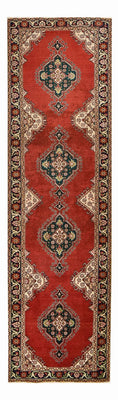 Runner Perser Rug - Tabriz - 340 x 96 cm - red