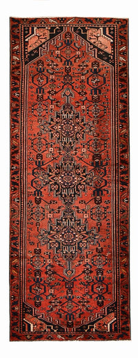 Runner Perser Rug - Bidjar - 288 x 104 cm - red