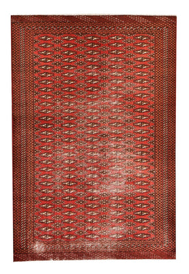 Turkaman Rug - 190 x 128 cm - red