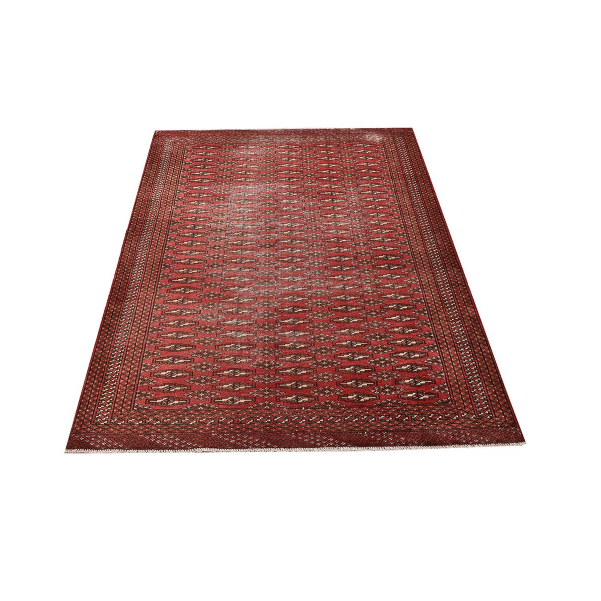 Turkaman Rug - 190 x 128 cm - red