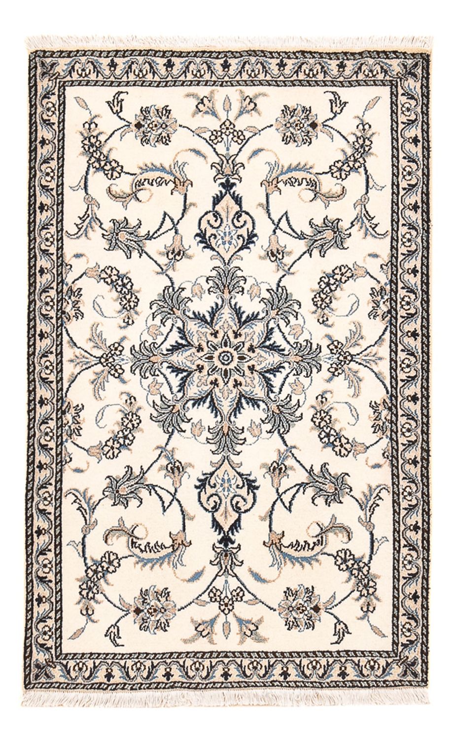 Perser Rug - Nain - 138 x 90 cm - light beige