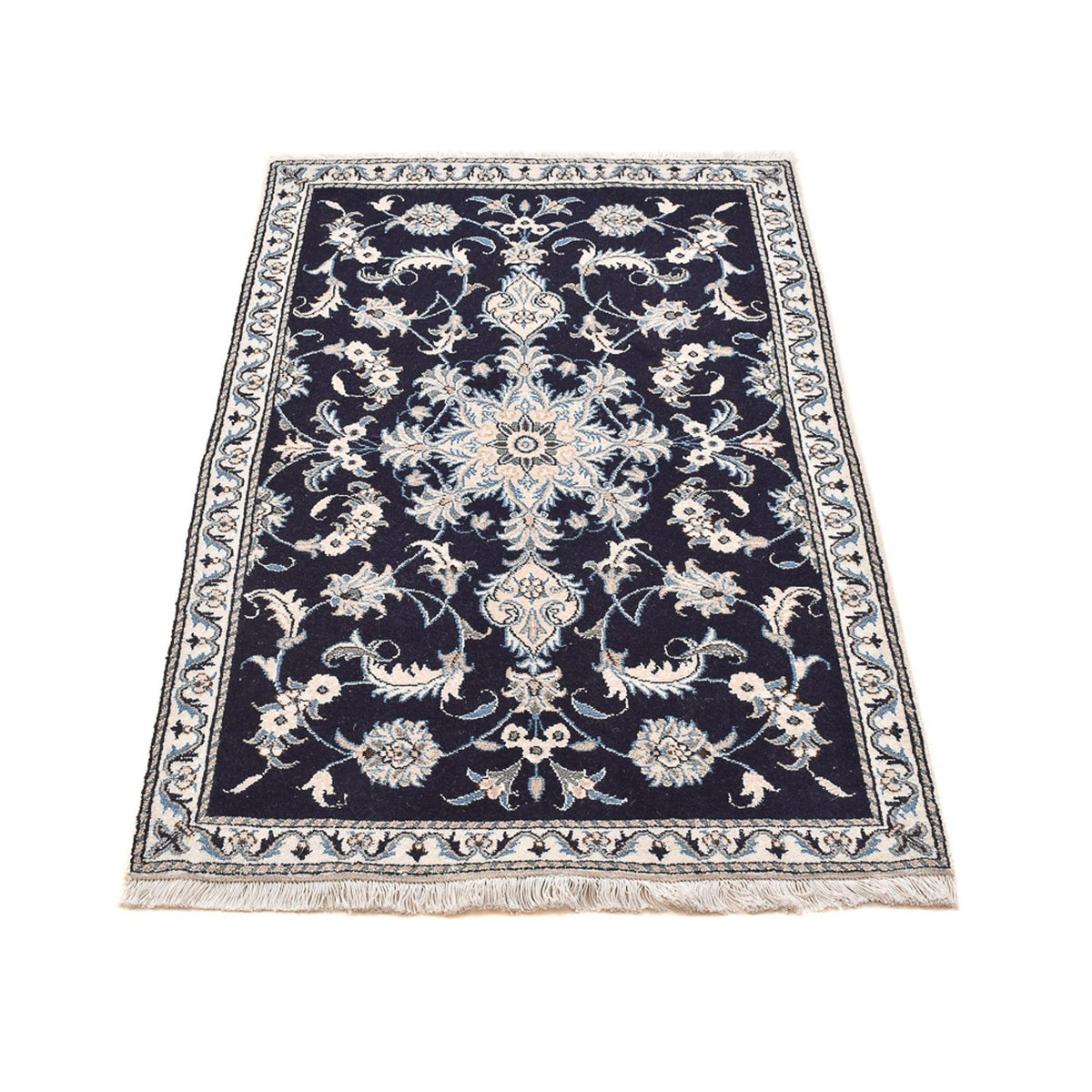 Perser Rug - Nain - 140 x 87 cm - dark blue