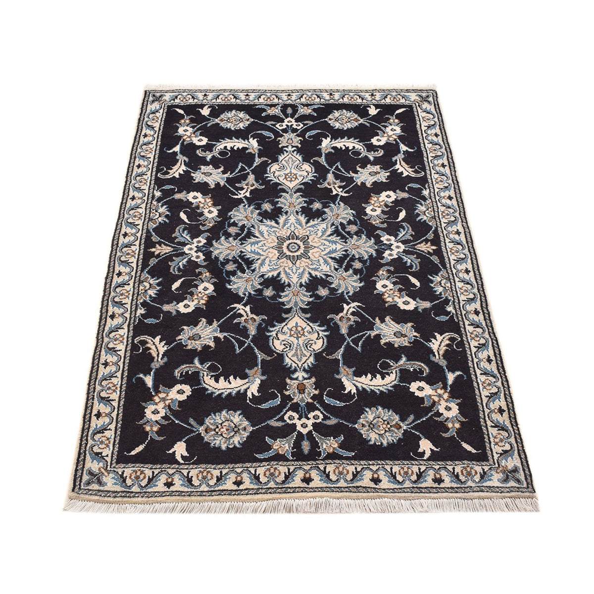 Perser Rug - Nain - 145 x 87 cm - dark beige
