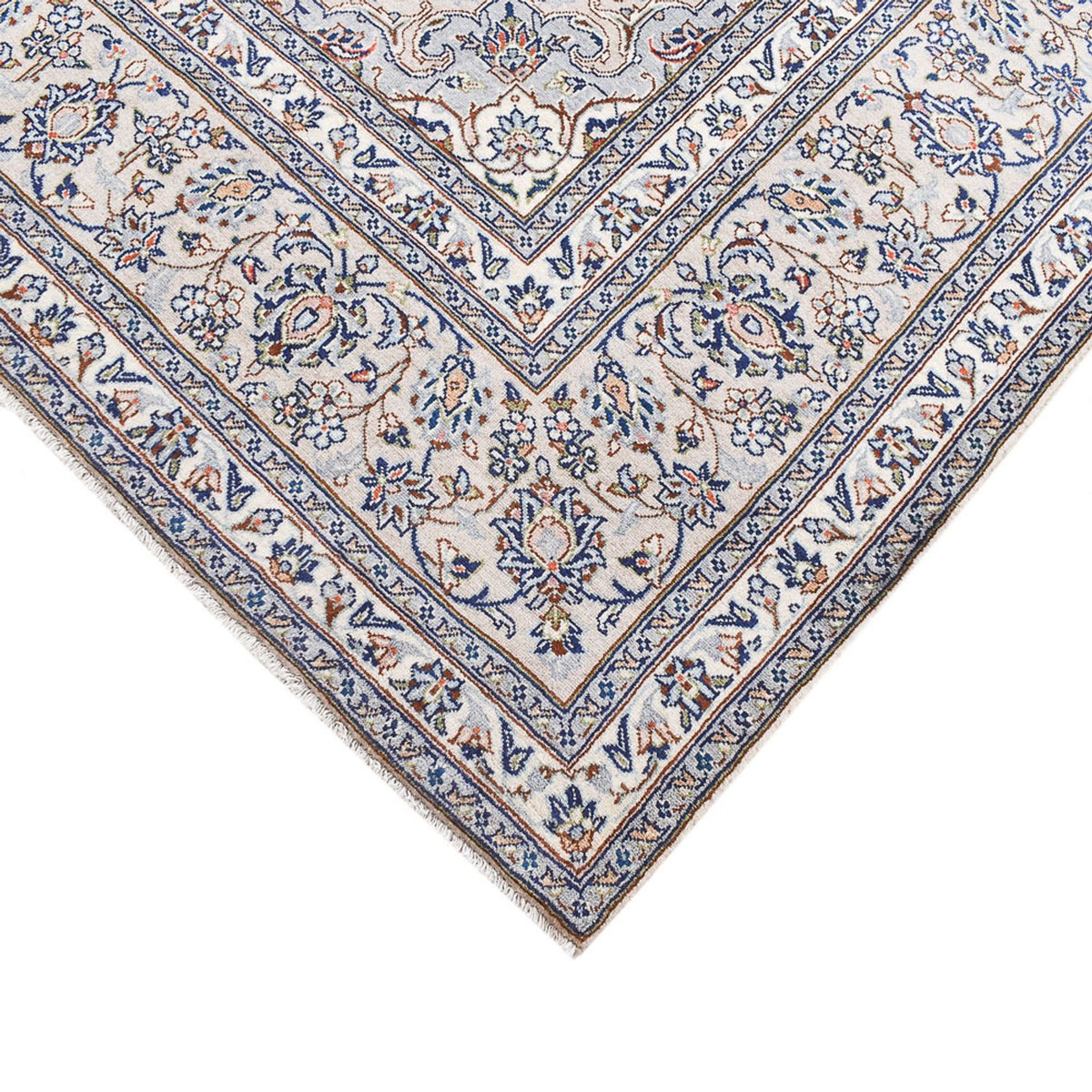 Perser Rug - Keshan - 350 x 242 cm - grey