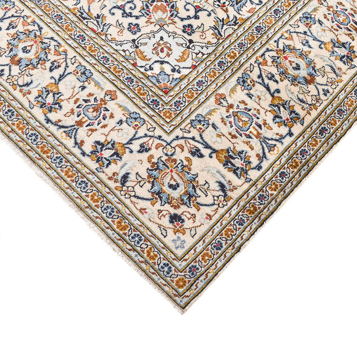 Perser Rug - Keshan - 299 x 203 cm - dark beige
