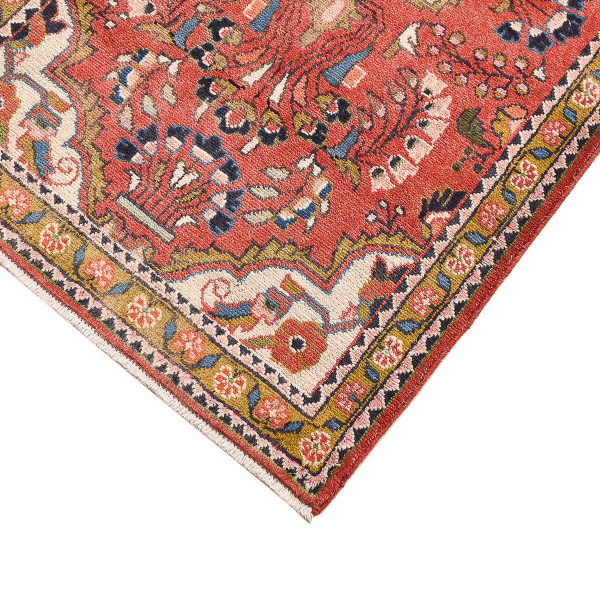 Perser Rug - Nomadic - 132 x 75 cm - light red