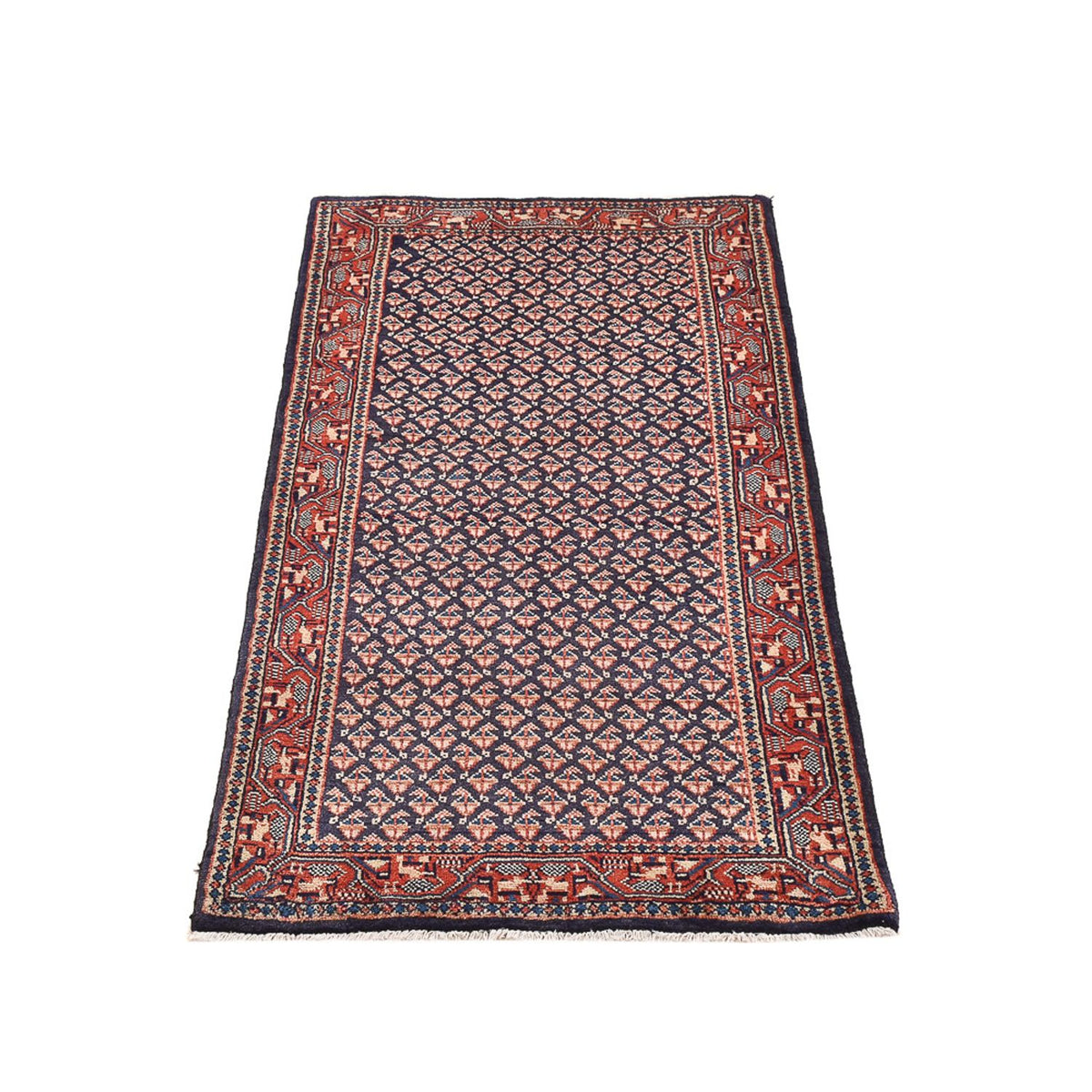 Perser Rug - Mir - 129 x 63 cm - dark red