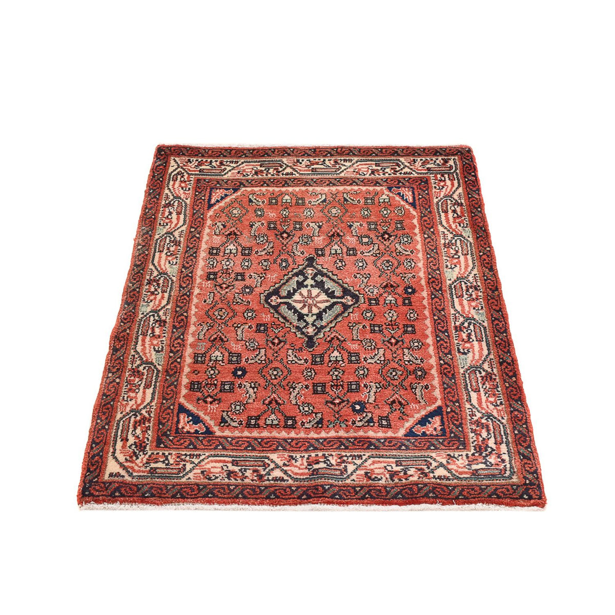 Perser Rug - Nomadic - 102 x 75 cm - light red