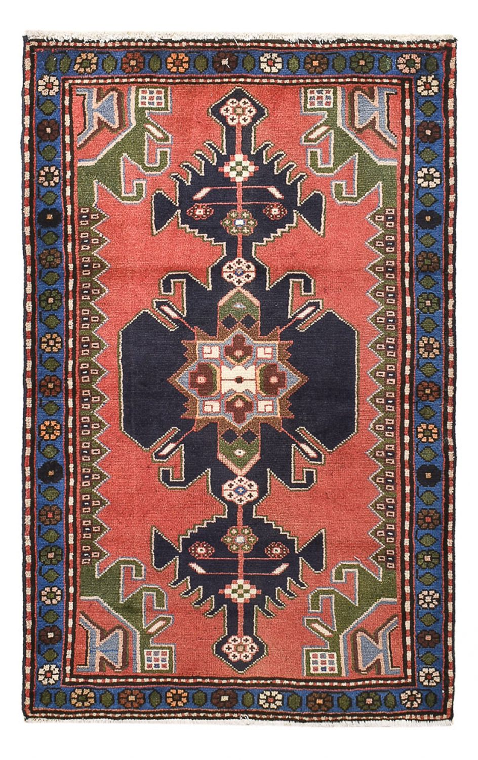 Perser Rug - Nomadic - 123 x 76 cm - light red