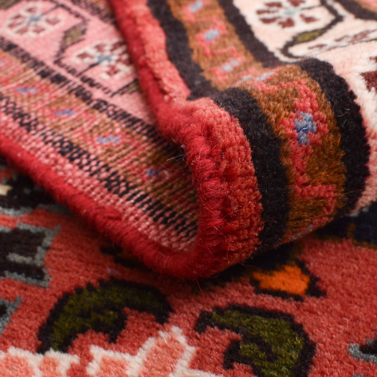 Perser Rug - Nomadic - 136 x 76 cm - dark red