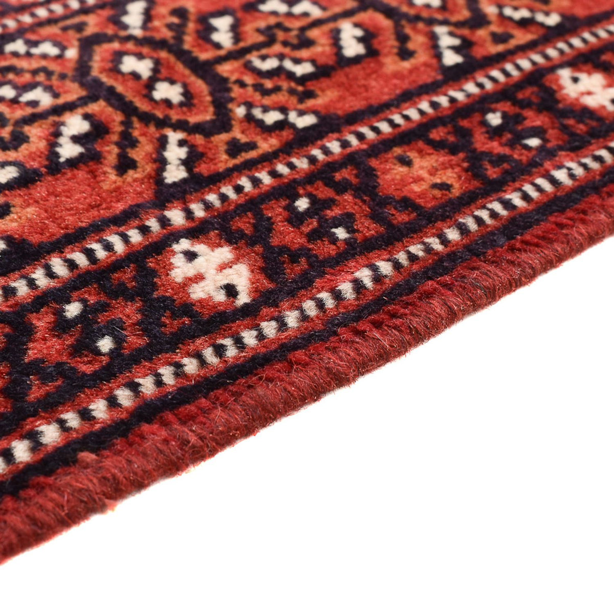 Turkaman Rug - 115 x 85 cm - red