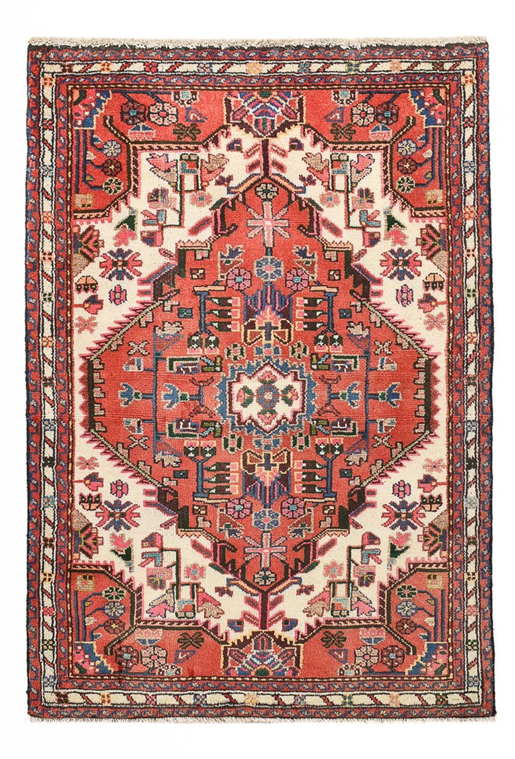 Perser Rug - Nomadic - 113 x 76 cm - light red