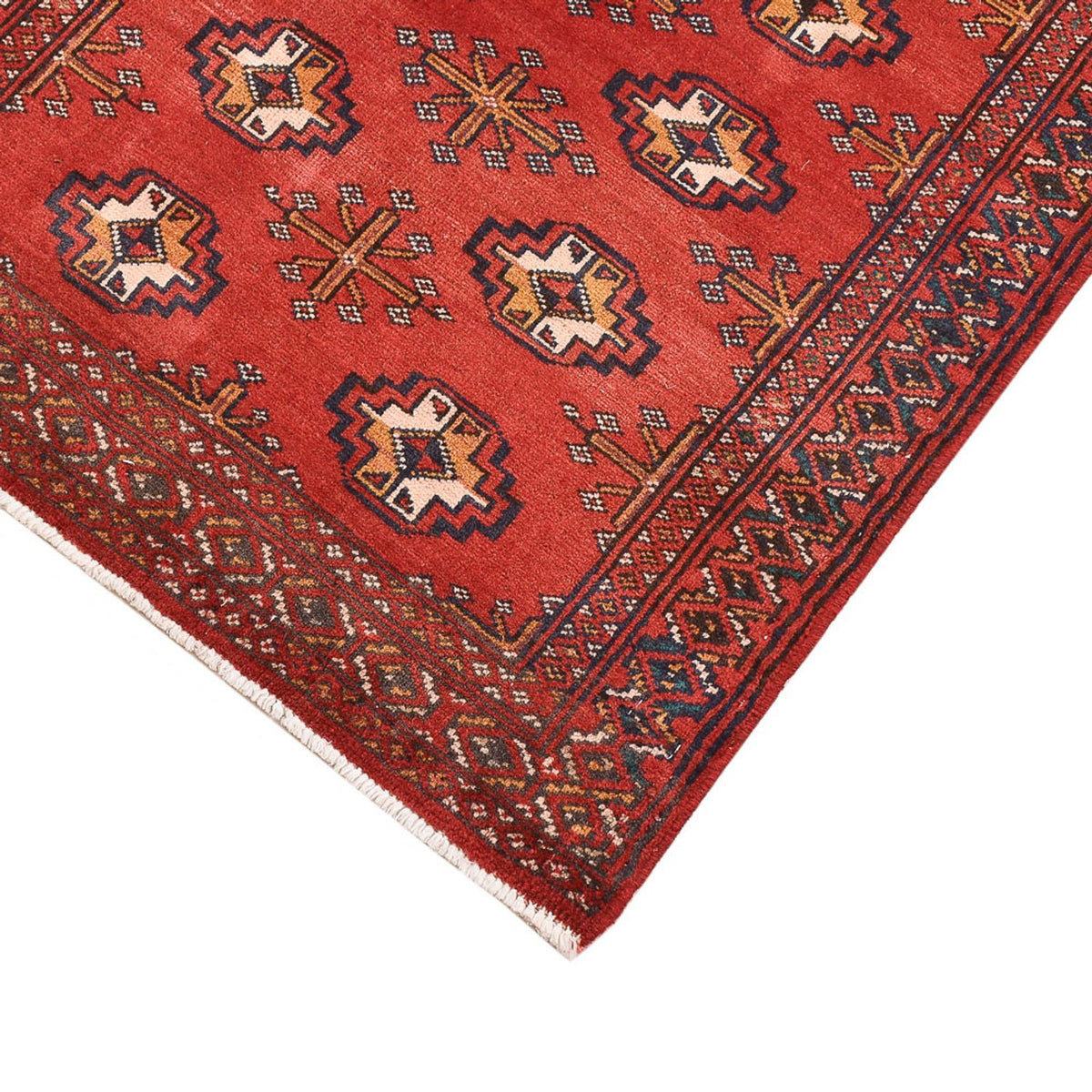 Turkaman Rug - 116 x 77 cm - red
