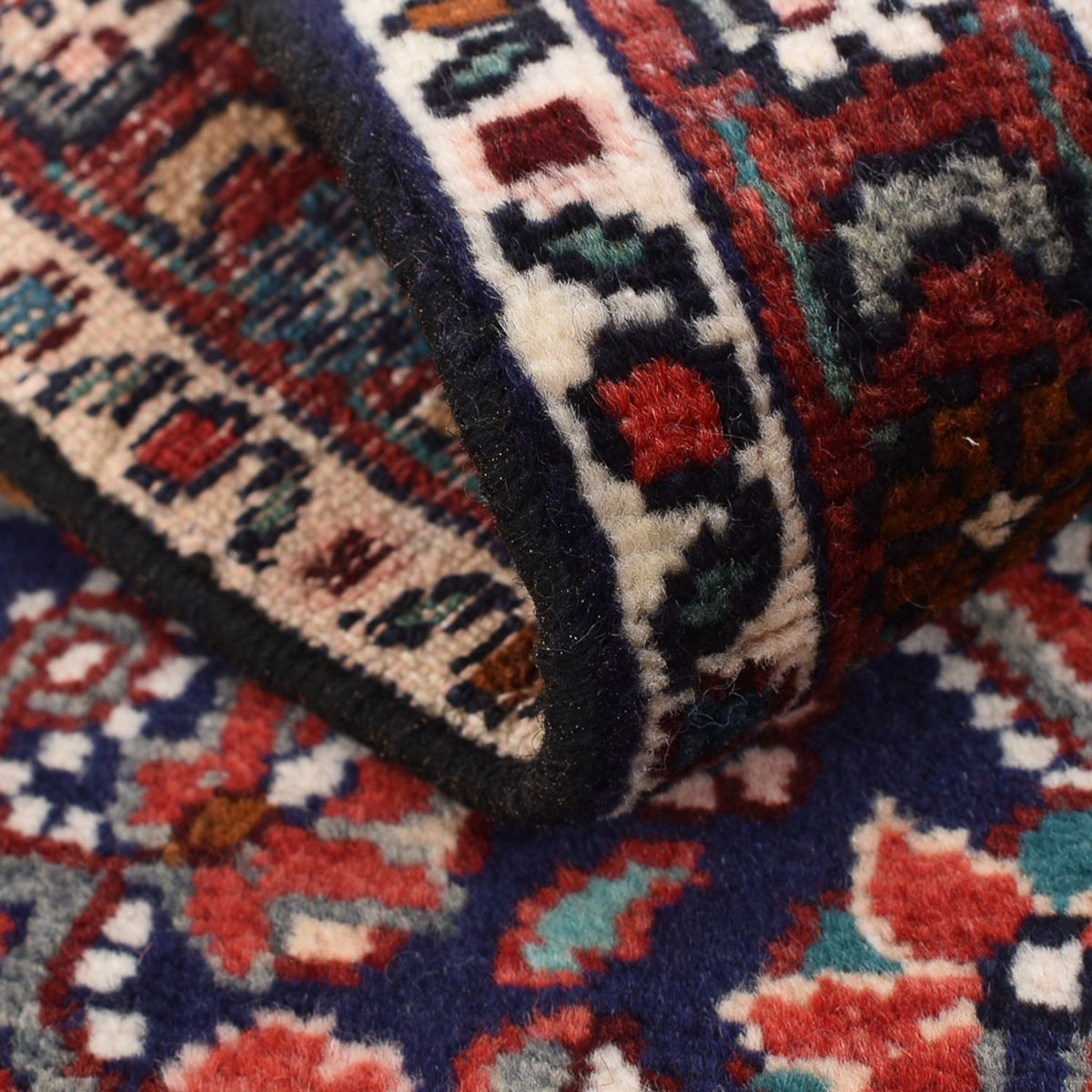 Perser Rug - Nomadic - 90 x 53 cm - dark red