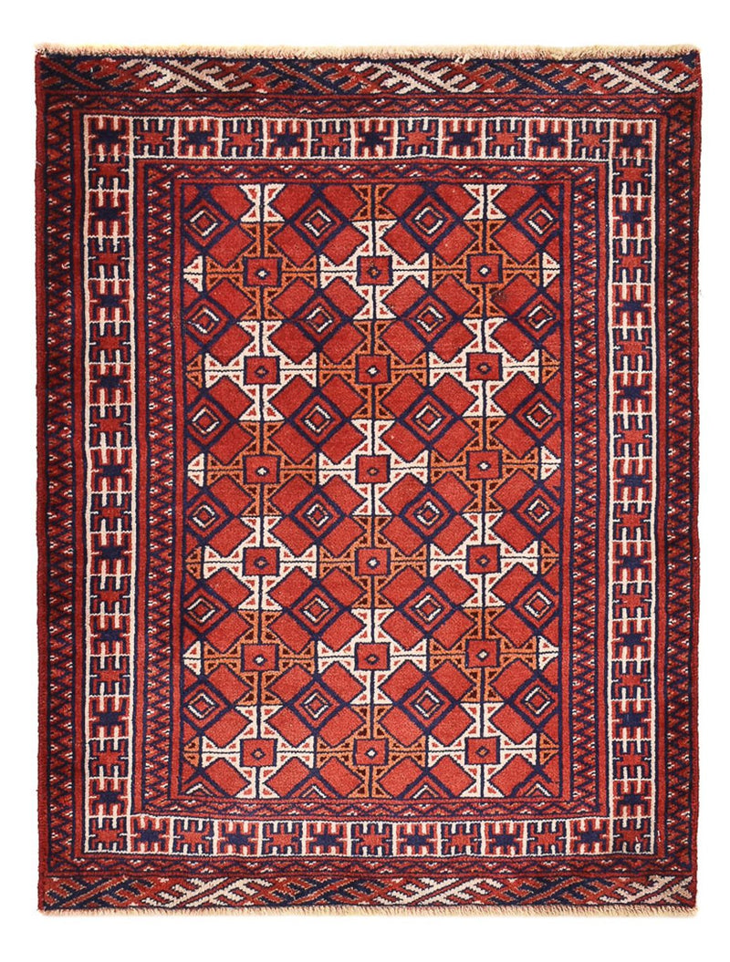Perser Rug - Nomadic - 92 x 70 cm - dark red