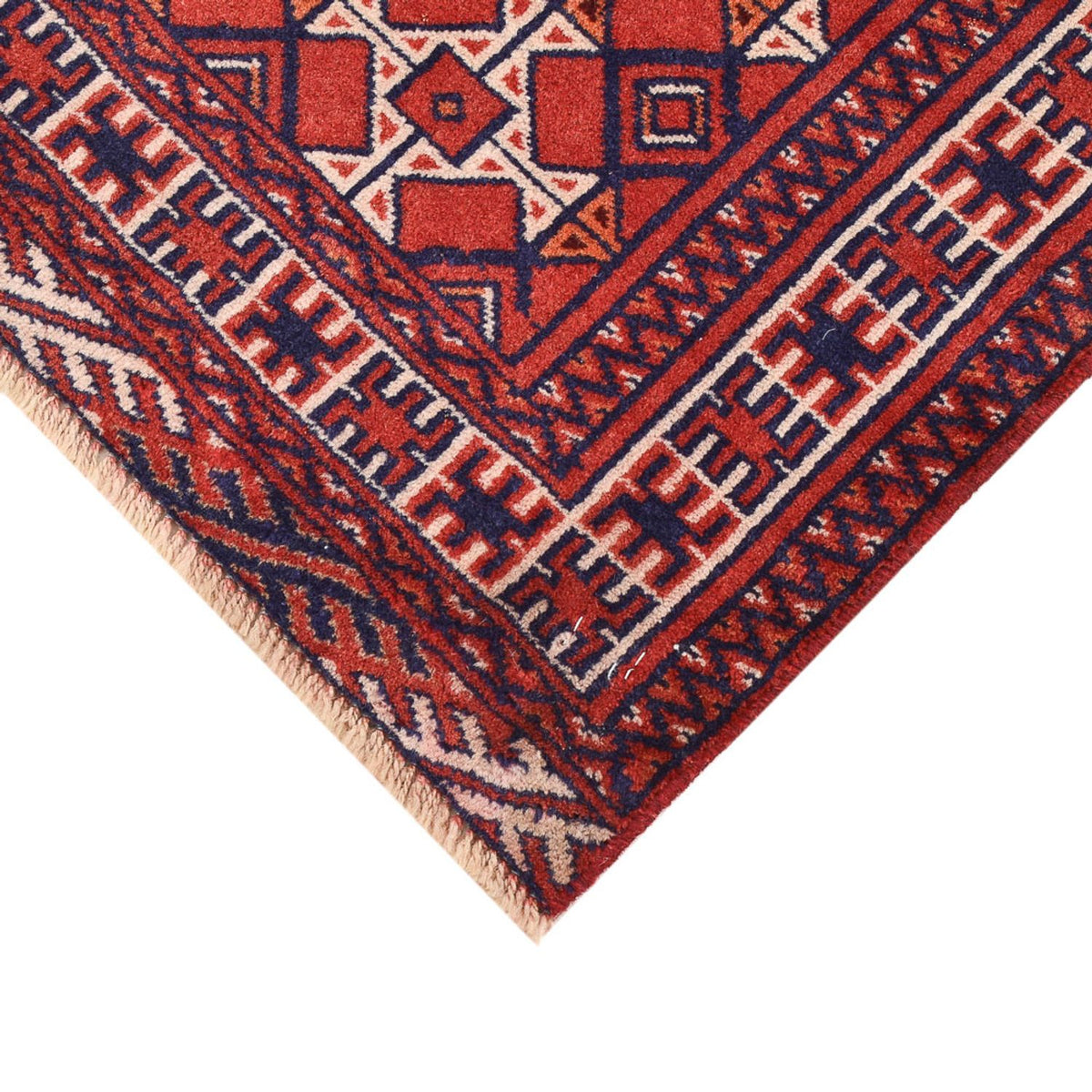 Perser Rug - Nomadic - 92 x 70 cm - dark red