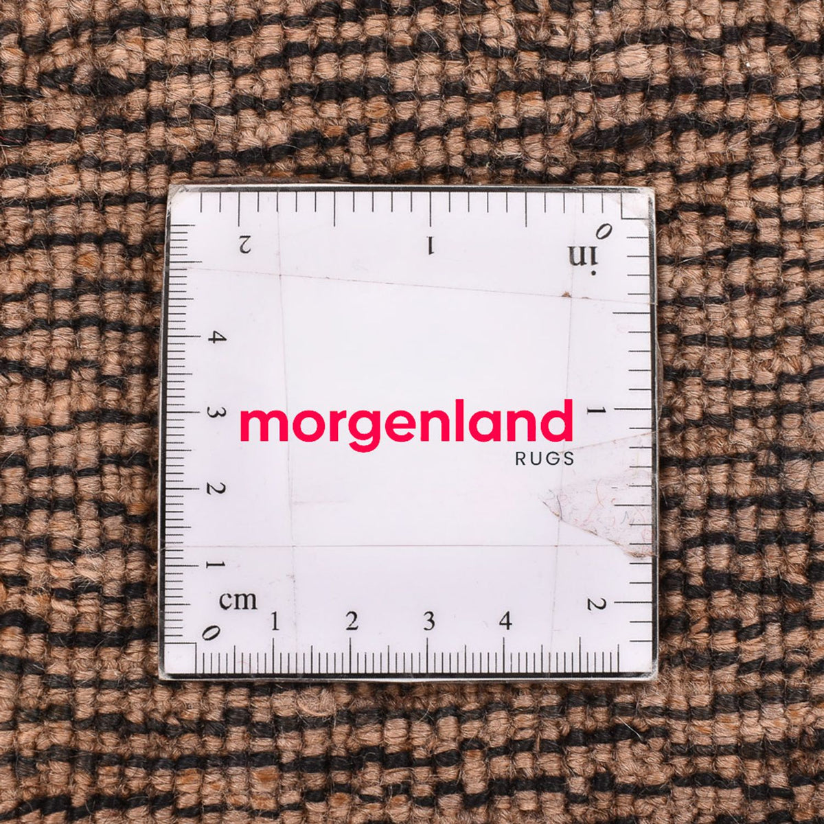 Perser Rug - Nomadic square  - 80 x 37 cm - dark beige