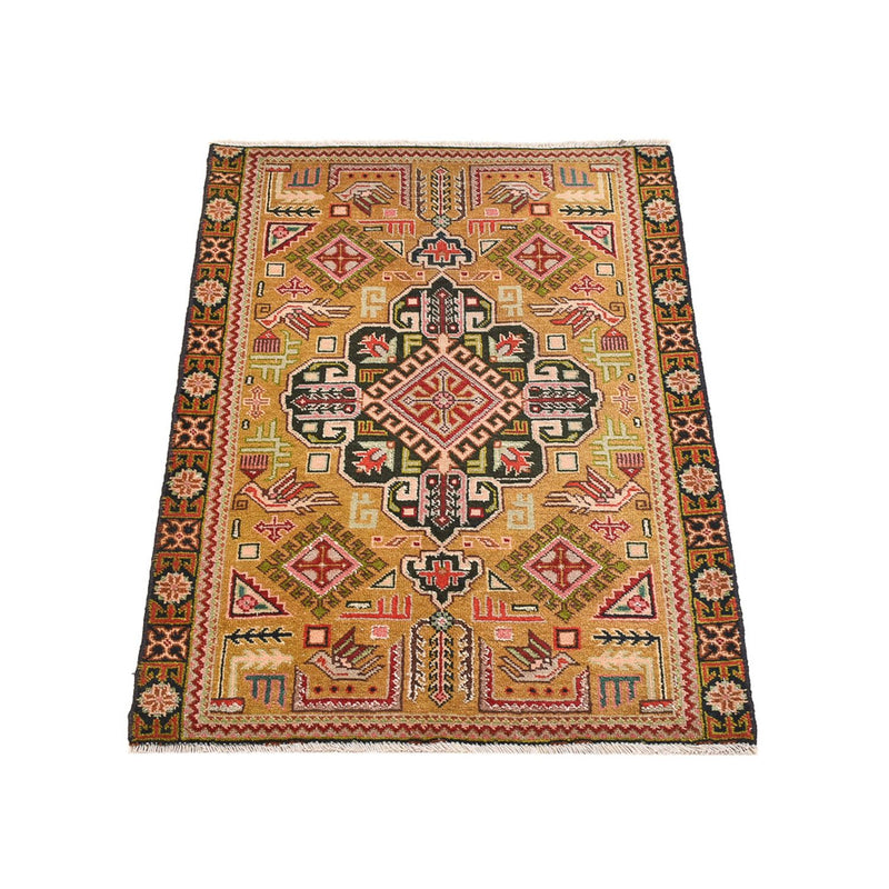 Perser Rug - Nomadic - 82 x 53 cm - olive green