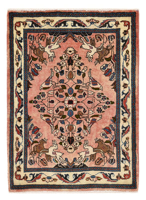 Perser Rug - Nomadic - 90 x 70 cm - light red