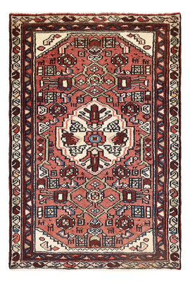 Perser Rug - Nomadic - 97 x 67 cm - light red