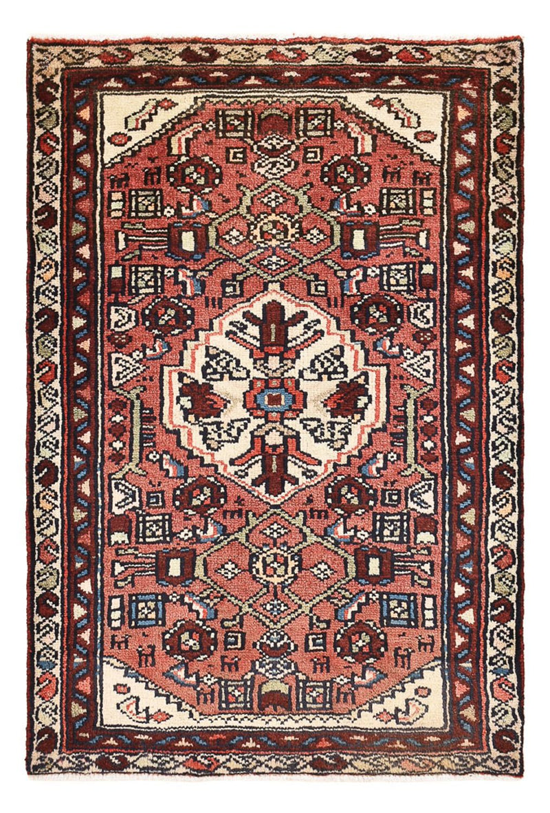 Perser Rug - Nomadic - 97 x 67 cm - light red